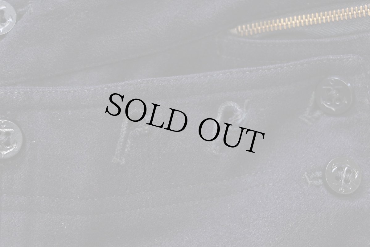 画像8: 40s 米軍 U.S.NAVY NAVAL メルトン ウール セーラーパンツ カスタム 濃紺 w28 (8)