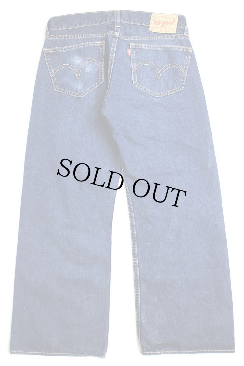 画像3: 00s Levi'sリーバイス TYPE1 REAL LOOSE 102 デニムパンツ ペンキ飛び w36 L30 (3)