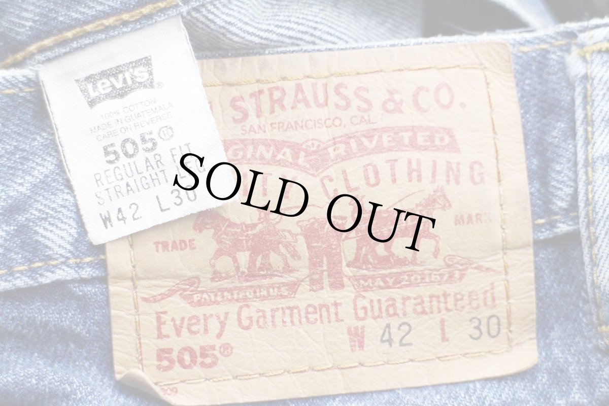 画像6: 00s Levi'sリーバイス 505 デニムパンツ w42★128 (6)