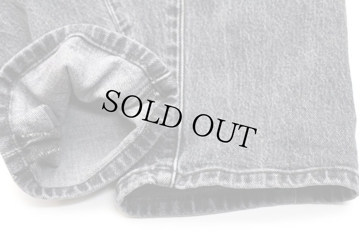 画像9: LEVI'Sリーバイス PREMIUM 501 36200 BIGE ストレッチ ブラック デニムパンツ w28 L28 (9)