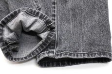 画像9: LEVI'Sリーバイス PREMIUM 501 36200 BIGE ストレッチ ブラック デニムパンツ w28 L28 (9)