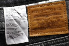 画像6: LEVI'Sリーバイス PREMIUM WEDGIE 22861 BIGE ストレッチ ブラック デニムパンツ 28 (6)