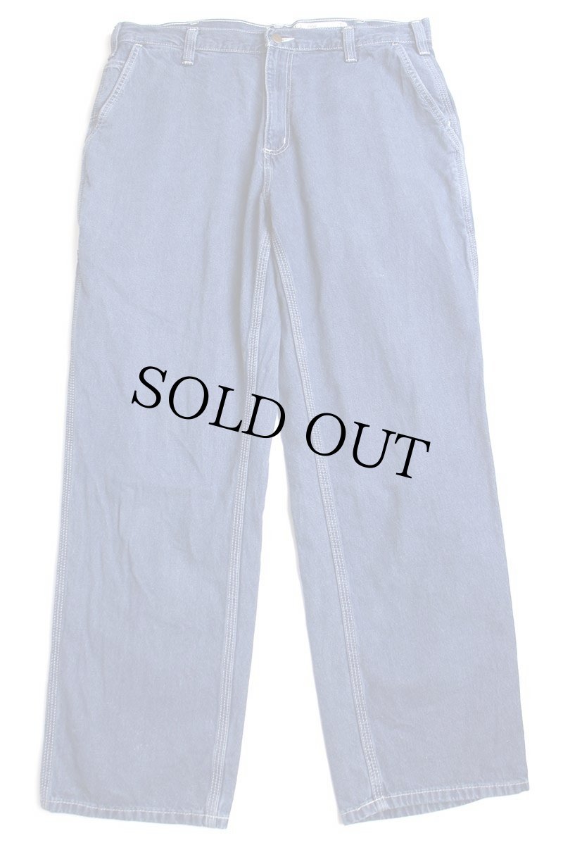 画像2: 00s メキシコ製 carharttカーハート デニム ペインターパンツ w36 L30 (2)