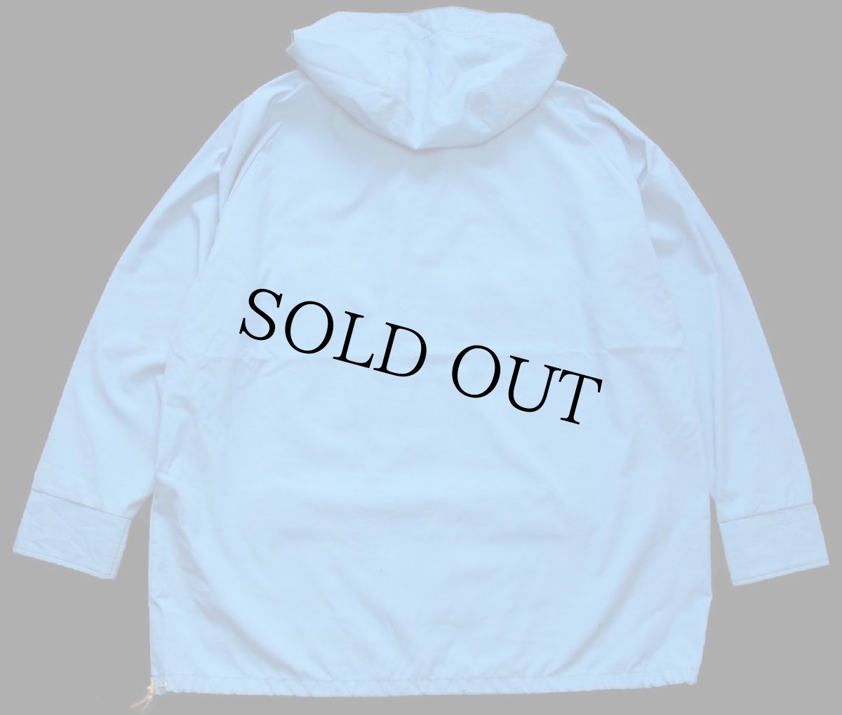 画像2: 80s USA製 White Stag 無地 アノラックパーカー 水色 XL★特大 (2)