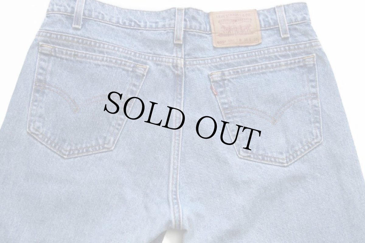 画像5: 90s USA製 Levi'sリーバイス 505 デニムパンツ w36 L31★127 (5)