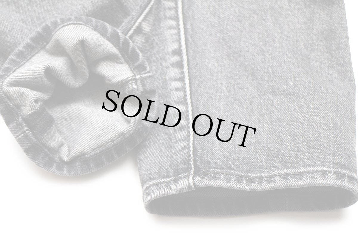 画像9: LEVI'Sリーバイス PREMIUM WEDGIE 22861 BIGE ストレッチ ブラック デニムパンツ 28 (9)