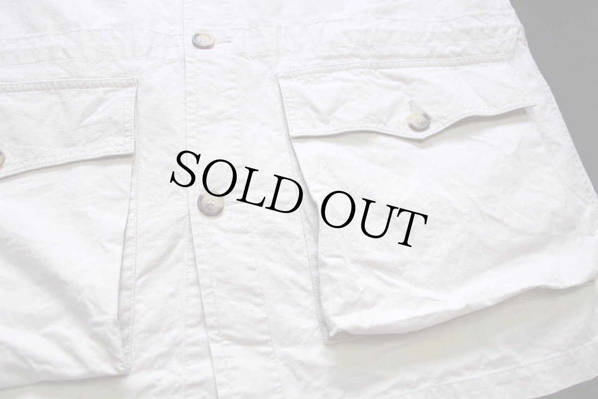 画像5: 80s BANANA REPUBLICバナナリパブリック コットン サファリジャケット ライトベージュ XL★特大 (5)