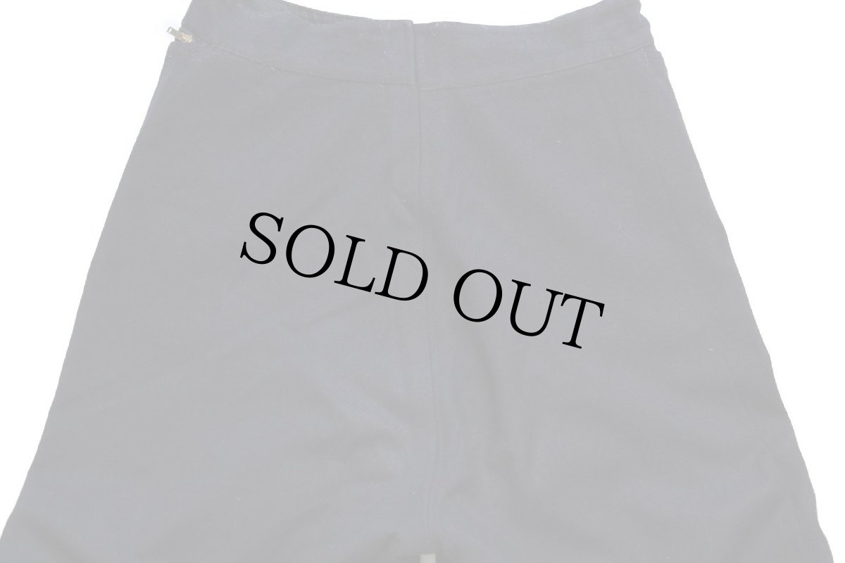 画像6: 40s 米軍 U.S.NAVY NAVAL メルトン ウール セーラーパンツ カスタム 濃紺 w28 (6)