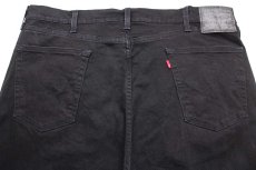 画像5: メキシコ製 Levi'sリーバイス 505 ストレッチ ブラック デニムパンツ w38 L29★65 (5)
