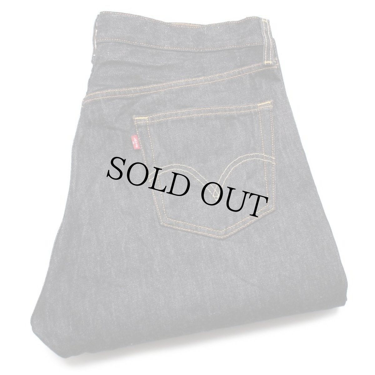 画像1: 00s メキシコ製 Levi'sリーバイス 501 先染め ブラック デニムパンツ w38 L32 (1)