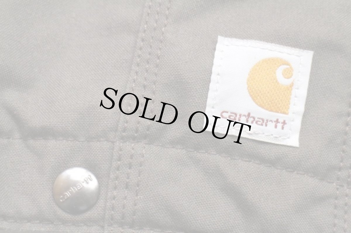 画像5: carharttカーハート ARCTIC HOOD フリースライナー ダックフード 焦げ茶 (5)