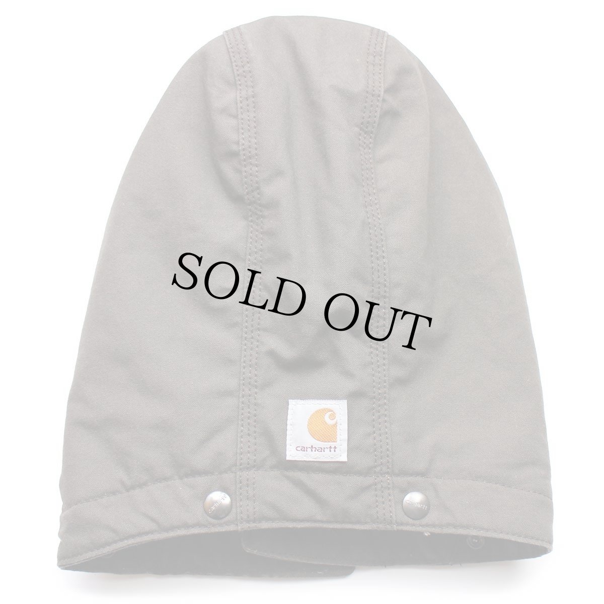 画像4: carharttカーハート ARCTIC HOOD フリースライナー ダックフード 焦げ茶 (4)