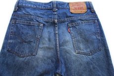 画像5: 80s フランス製 Levi'sリーバイス 603 黒カン デニムパンツ ヒゲ w31★ユーロ (5)