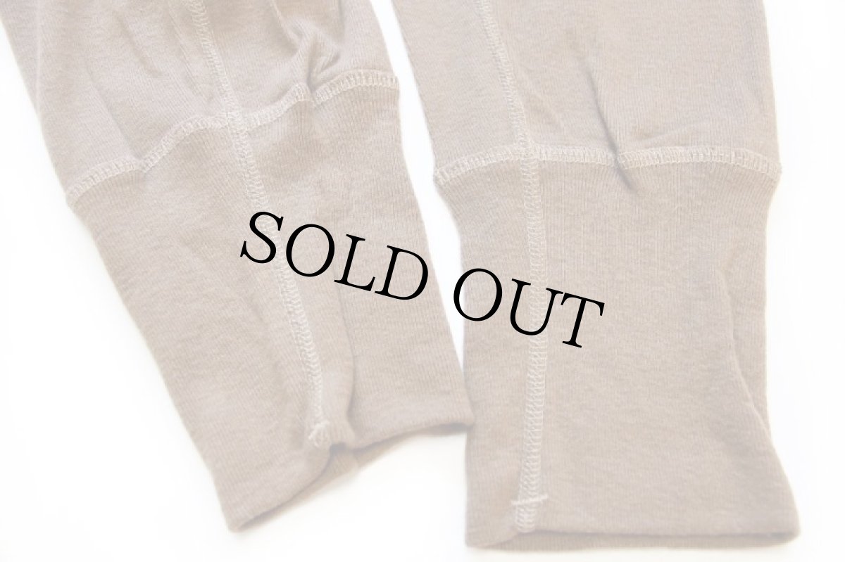 画像8: デッドストック★90s 米軍 ドロワーズ ウール×コットン インナーパンツ ブラウン M (8)