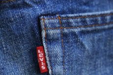 画像7: 80s フランス製 Levi'sリーバイス 603 黒カン デニムパンツ ヒゲ w31★ユーロ (7)