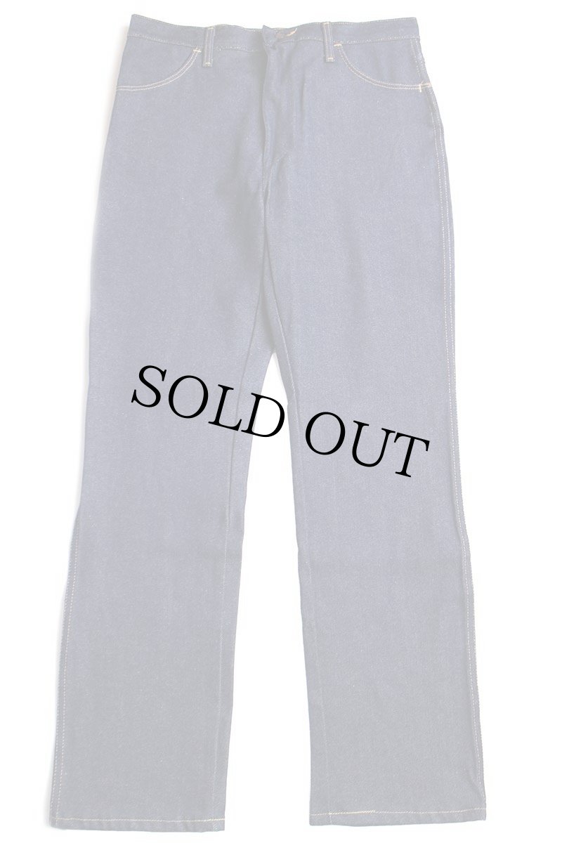 画像2: デッドストック★90s USA製 RUSTLERラスラー 87621NV デニムパンツ w34 L32★Wranglerラングラー (2)