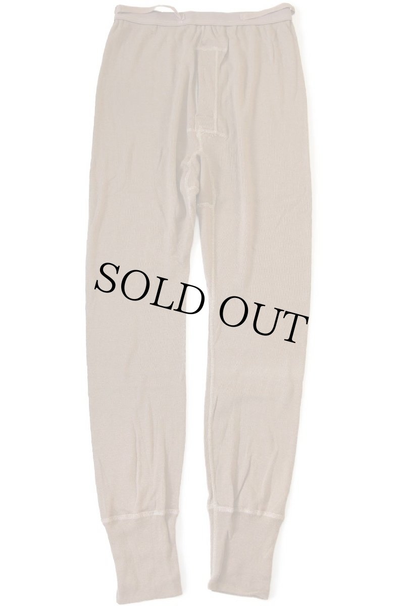 画像2: デッドストック★90s 米軍 ドロワーズ ウール×コットン インナーパンツ ブラウン M (2)