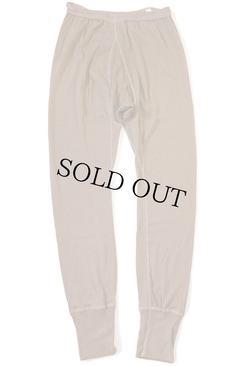 画像3: デッドストック★90s 米軍 ドロワーズ ウール×コットン インナーパンツ ブラウン M (3)