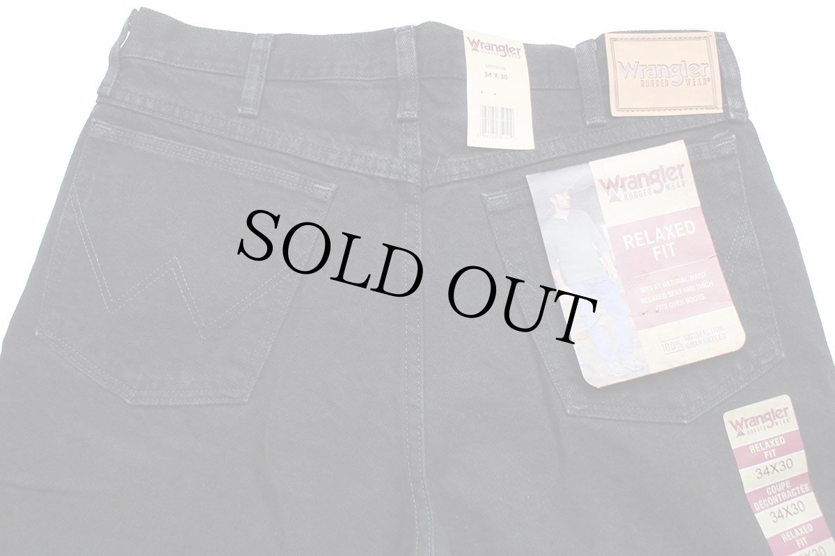 画像5: デッドストック★00s メキシコ製 Wranglerラングラー ブラック デニムパンツ w34 L30 (5)