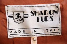 画像4: 80s イタリア製 SHARON FURS スエード レザーコート 茶 XL (4)
