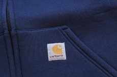 画像6: トルコ製 carharttカーハート W CAR-LUX HOODED THERMO SWEAT サーモライナー スウェット ジップパーカー 紺 (6)