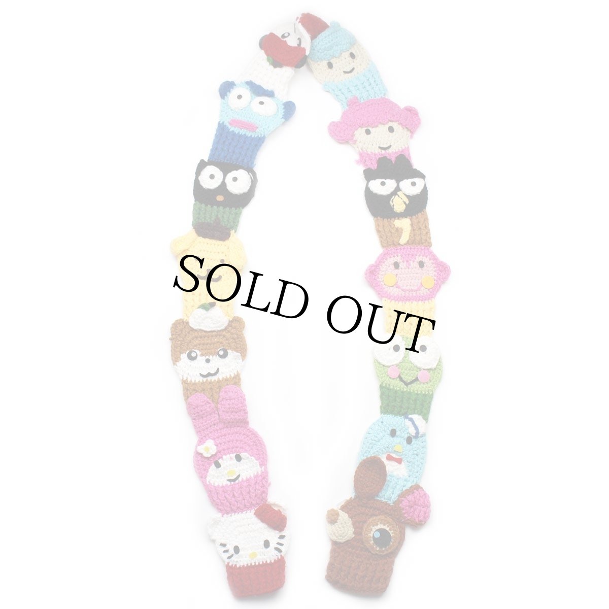 画像2: YUMMY YOU! by Twinkie Chan ハンドメイド 50th Anniversary サンリオ キャラクター アクリルニット マフラー★スカーフ (2)