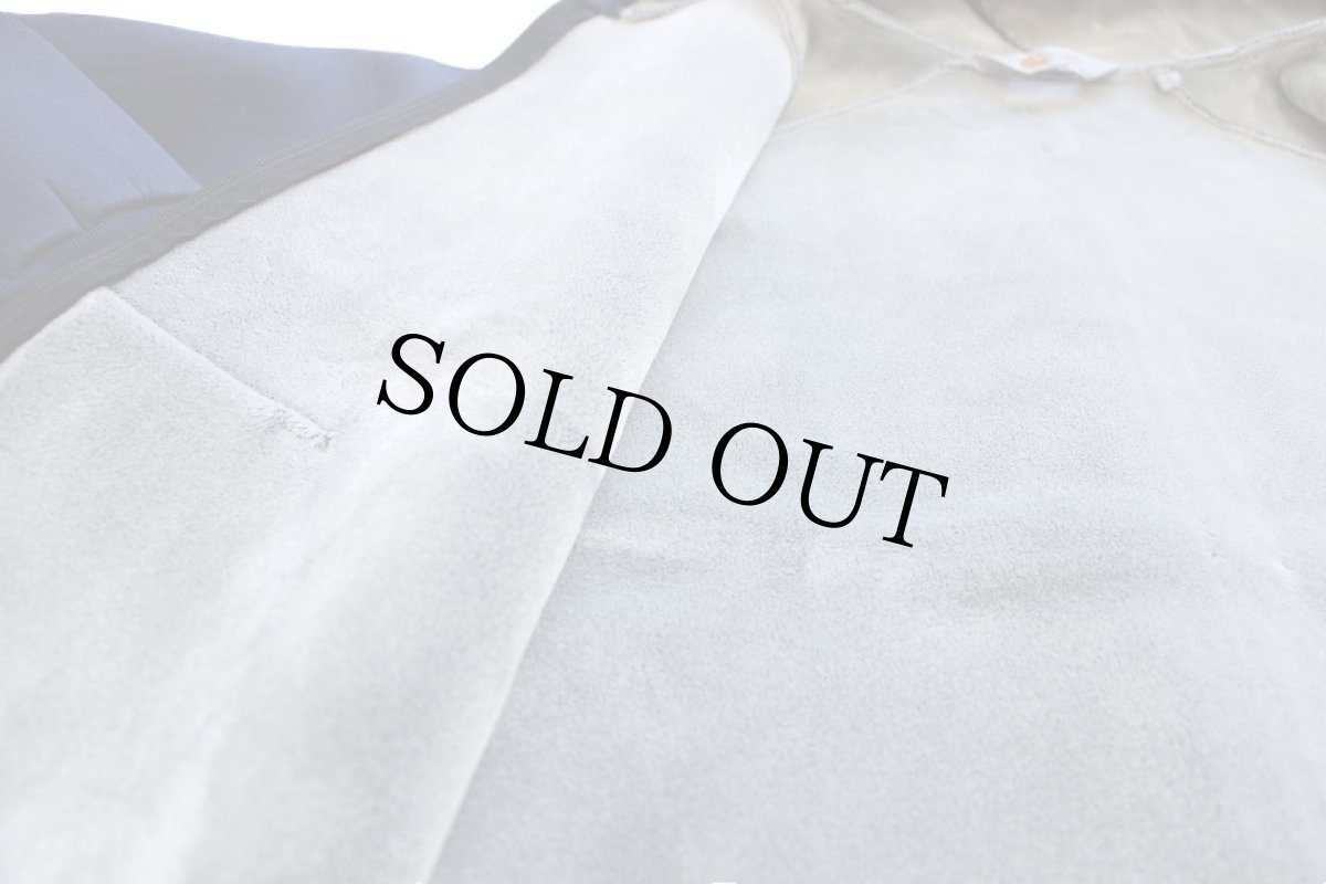 画像5: トルコ製 carharttカーハート W CAR-LUX HOODED THERMO SWEAT サーモライナー スウェット ジップパーカー 紺 (5)