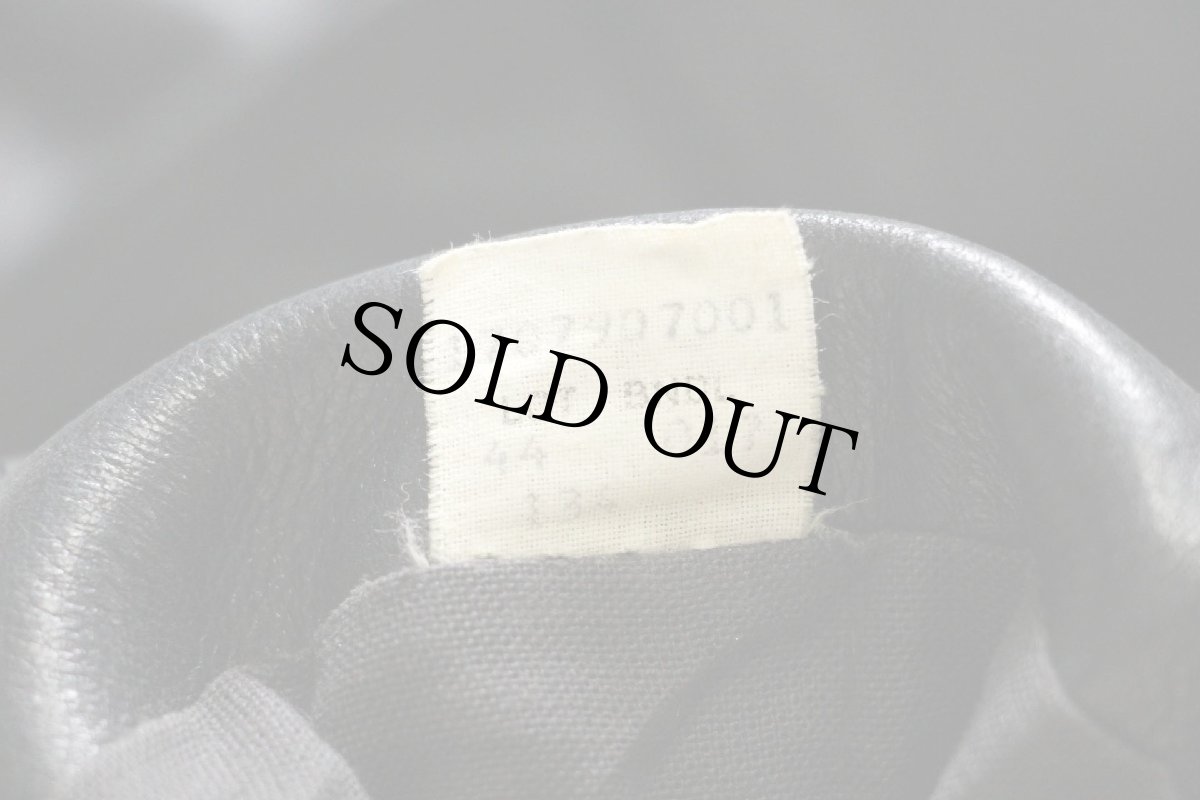 画像5: 80s USA製 Schottショット 134 キルティングライナー レザー カーコート 黒 44 (5)