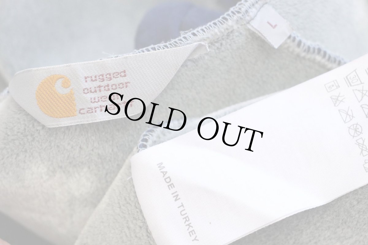 画像4: トルコ製 carharttカーハート W CAR-LUX HOODED THERMO SWEAT サーモライナー スウェット ジップパーカー 紺 (4)