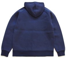 画像2: トルコ製 carharttカーハート W CAR-LUX HOODED THERMO SWEAT サーモライナー スウェット ジップパーカー 紺 (2)