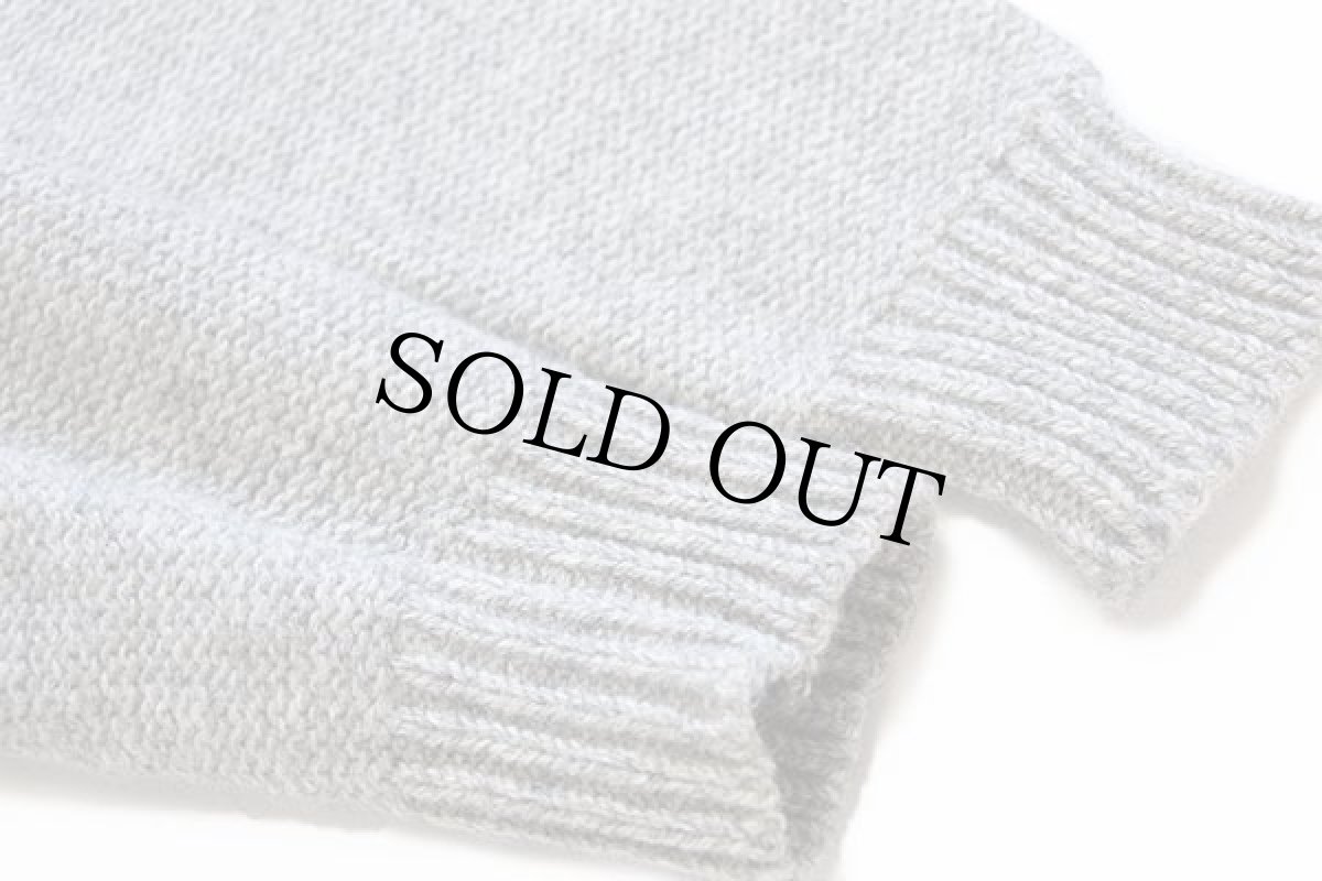 画像6: オーストリア製 GIESSWEIN ケーブル編み チロリアン ウールニット カーディガン グレー 54★フィッシャーマン (6)