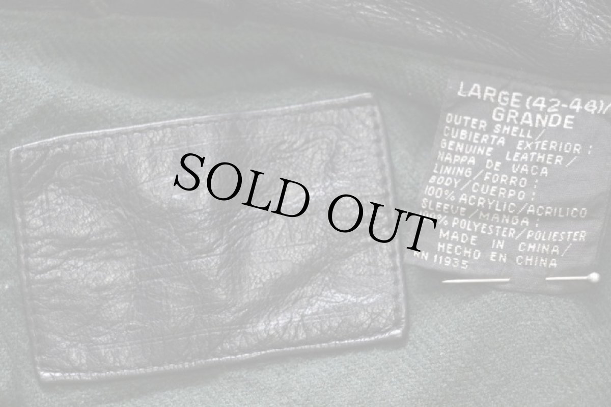 画像4: 00s STJOHN'SBAY レザージャケット 黒 L (4)