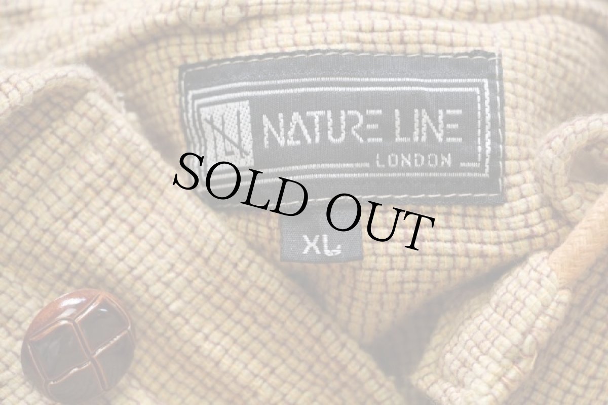 画像4: ネパール製 NATURE LINE プルオーバー コットン ラグパーカー 薄茶 XL (4)