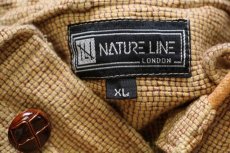 画像4: ネパール製 NATURE LINE プルオーバー コットン ラグパーカー 薄茶 XL (4)