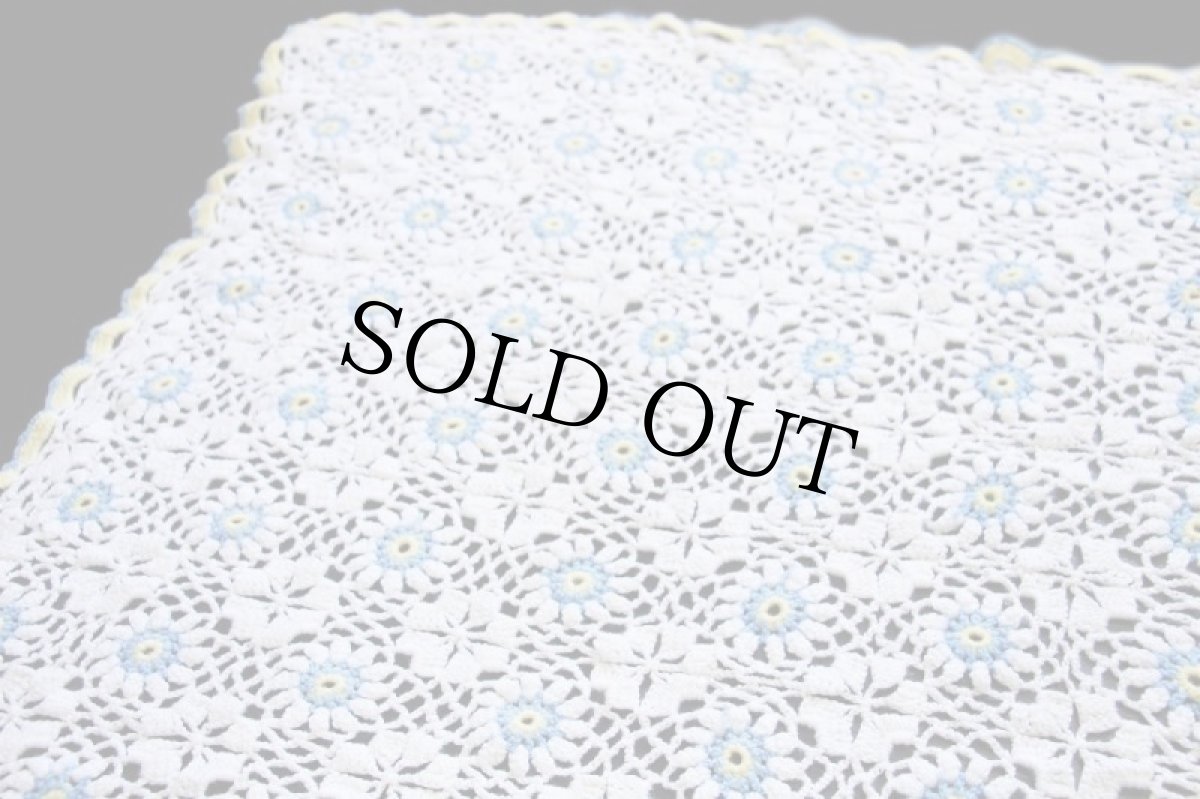 画像3: ハンドメイド カギ編み マルチカバー★クロシェ (3)