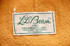 画像6: 70s L.L.Bean 筆記体タグ コットンライナー チノパン カーキ w32 (6)