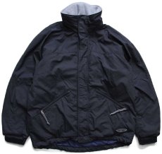 画像1: 00s patagoniaパタゴニア Fusion Jacket フリースライナー ナイロン フュージョンジャケット 黒 S (1)