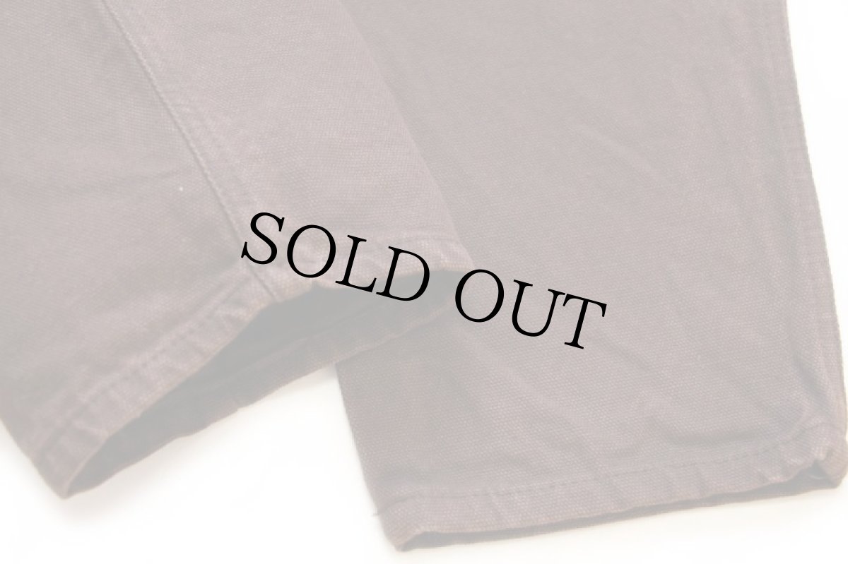 画像8: 90s イタリア製 FIORUCCI ベイカータイプ ダック地 ワークパンツ 焦げ茶 44 (8)