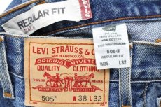 画像6: 00s Levi'sリーバイス 505 デニムパンツ w38 L32★130 (6)