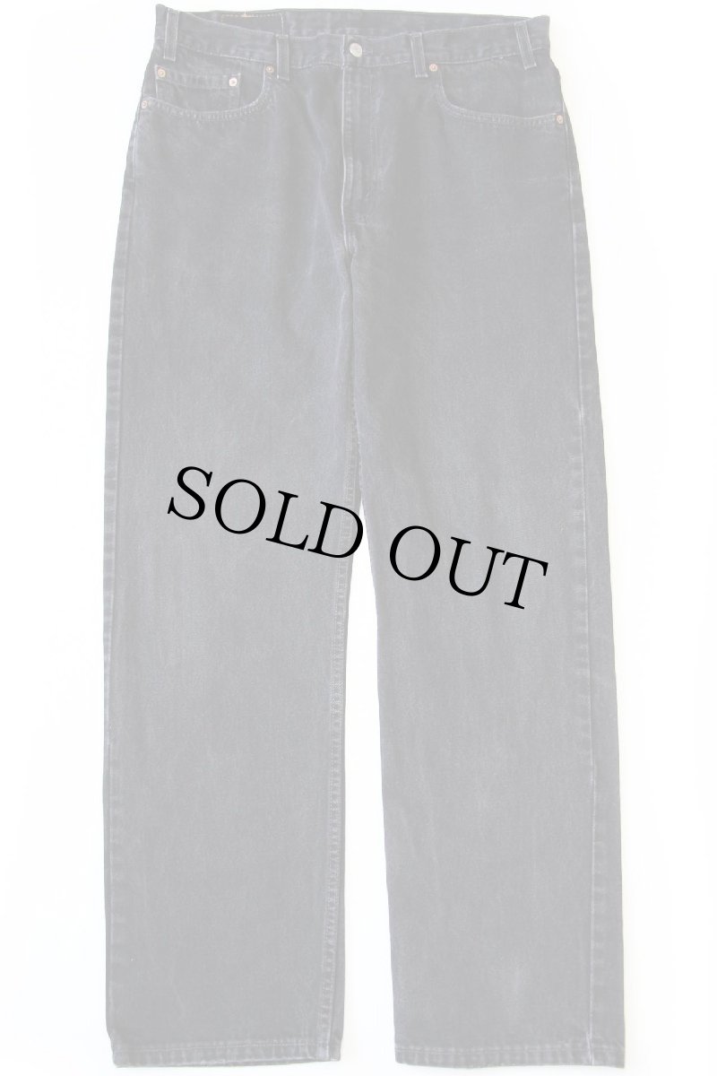 画像2: 90s USA製 Levi'sリーバイス 505 ブラック デニムパンツ w38 L32★63 (2)