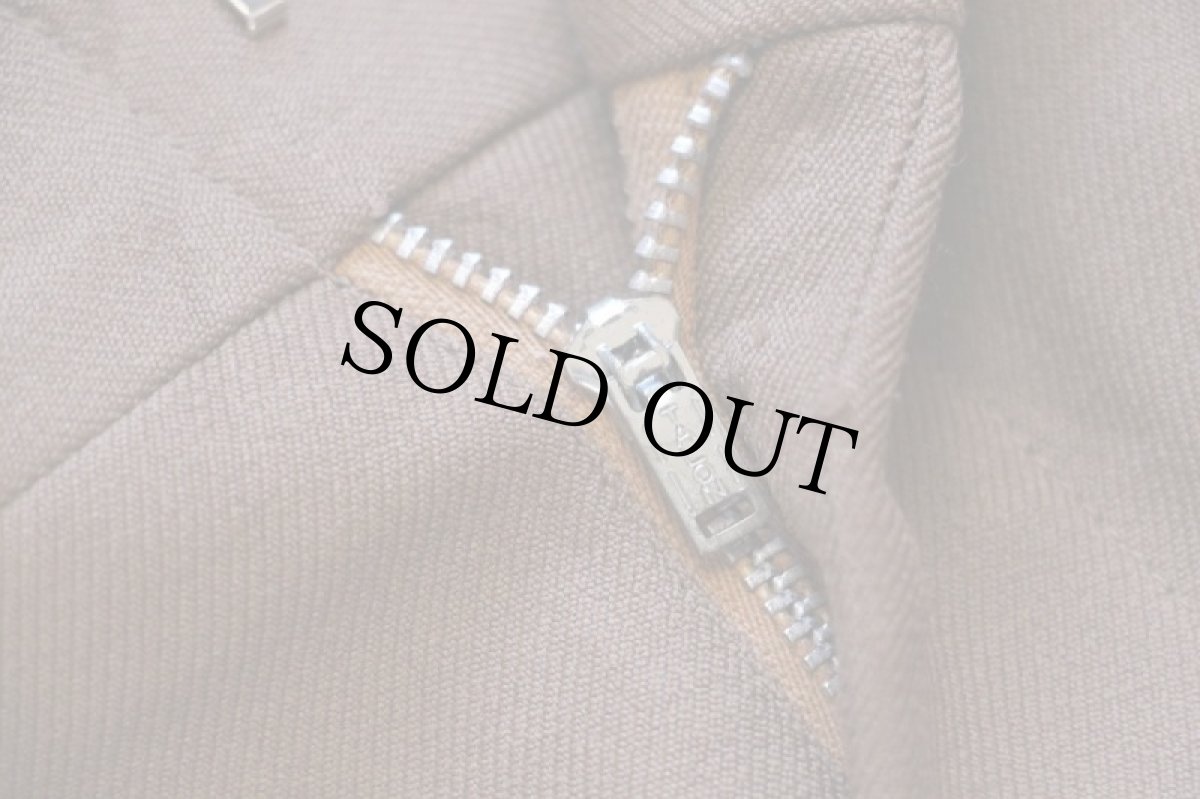 画像6: 60s HBARC フレア ポリエステル ランチパンツ 薄茶 w34 (6)