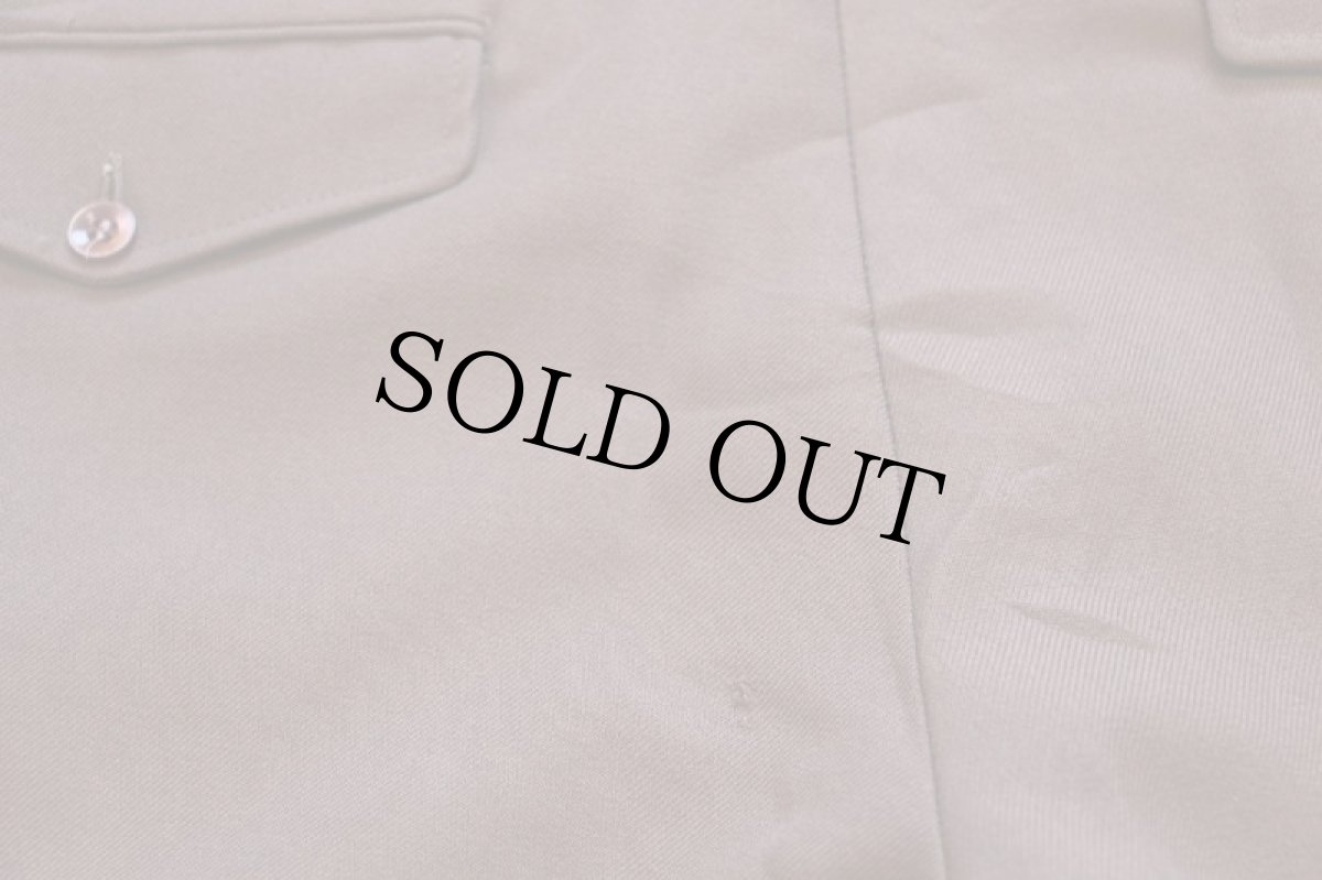 画像8: 60s HBARC フレア ポリエステル ランチパンツ 薄茶 w34 (8)