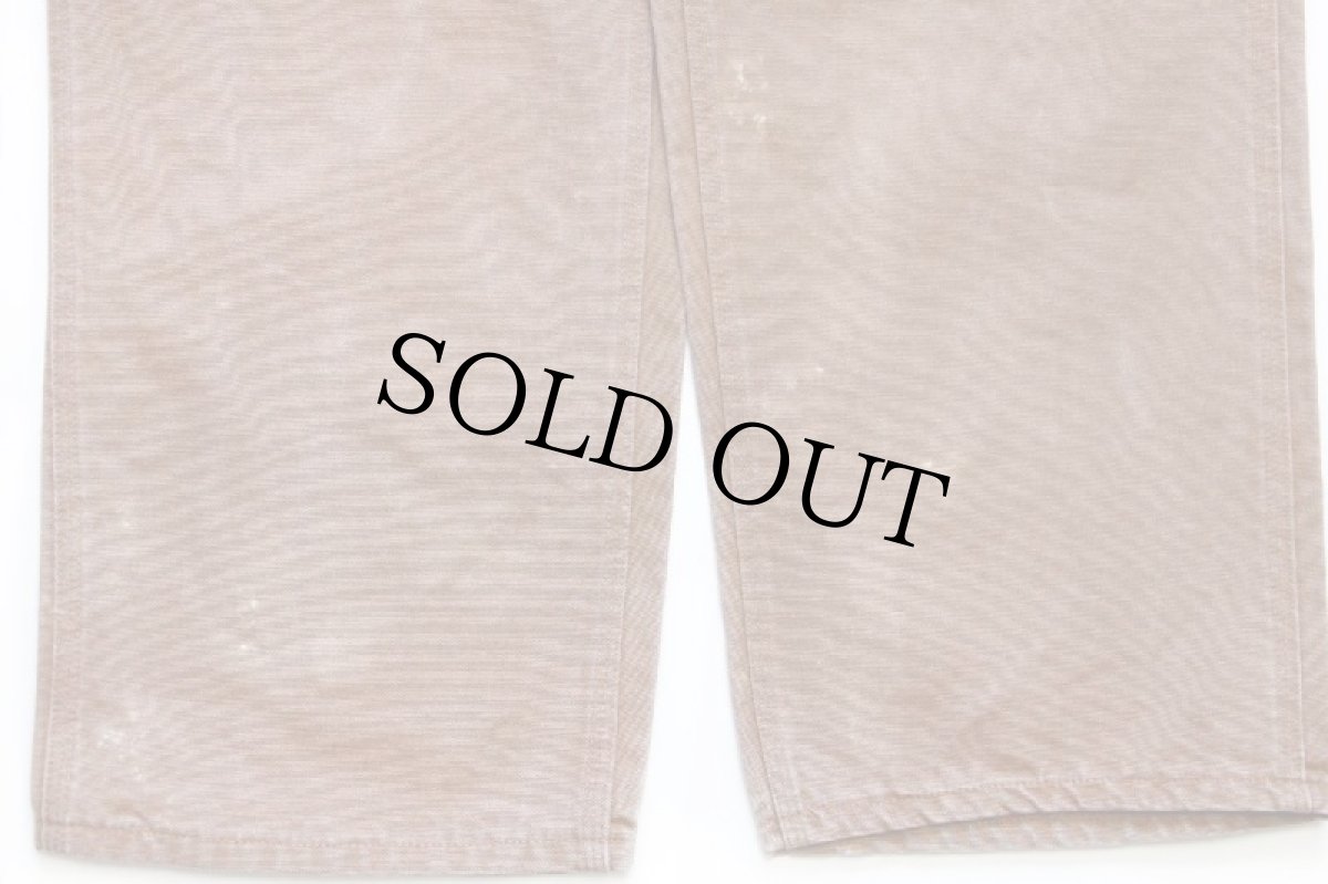 画像7: 00s USA製 carharttカーハート ダック地 ペインターパンツ 茶 w36 L30 (7)