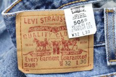 画像6: 00s メキシコ製 Levi'sリーバイス 505 デニムパンツ w32 L30★129 (6)