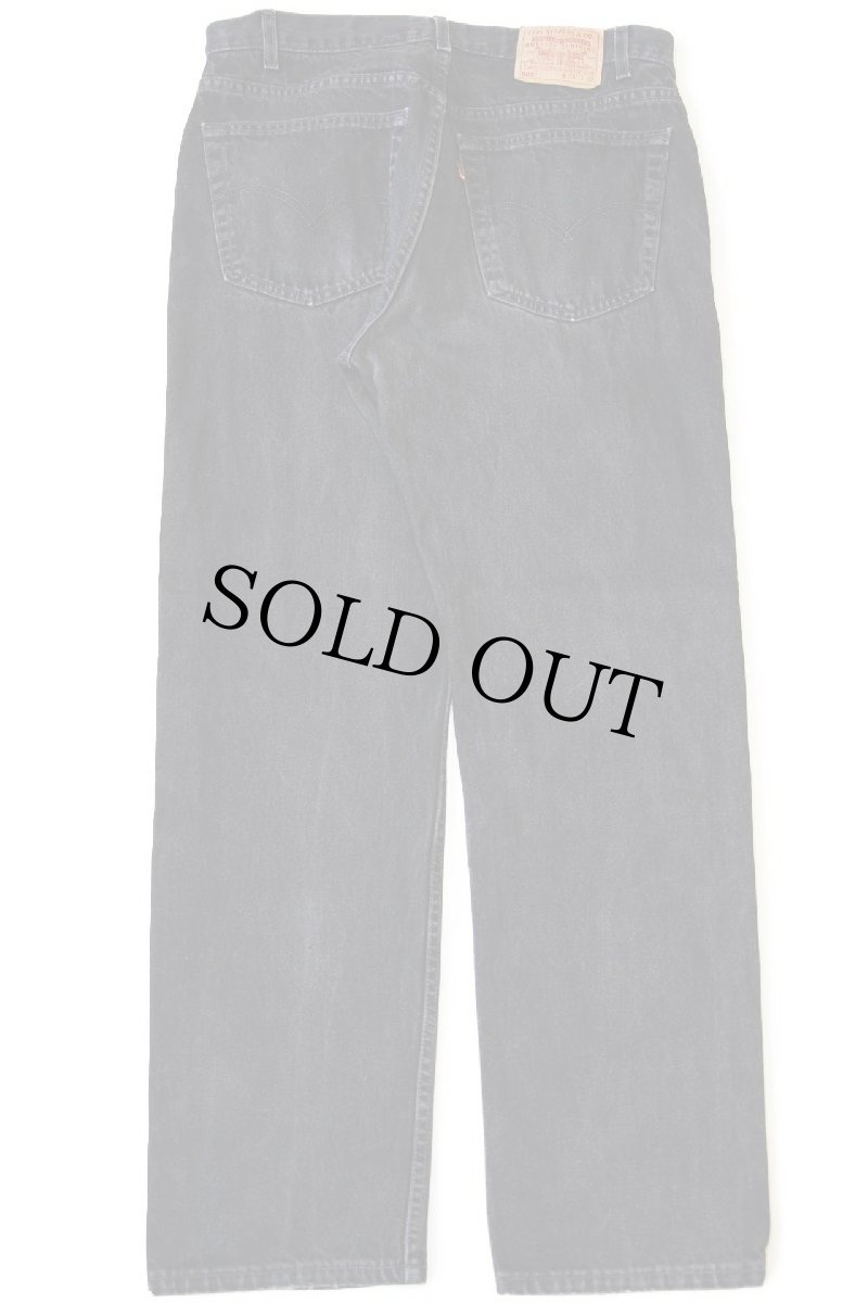 画像3: 90s USA製 Levi'sリーバイス 505 ブラック デニムパンツ w38 L32★63 (3)