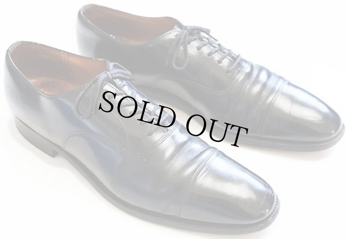 画像2: 80s 英国製 Church's チャーチ CONSUL ストレートチップ レザーシューズ 黒 11★革靴 (2)