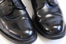 画像7: 80s 米軍 サービスシューズ レザーシューズ 黒 6W★革靴 (7)