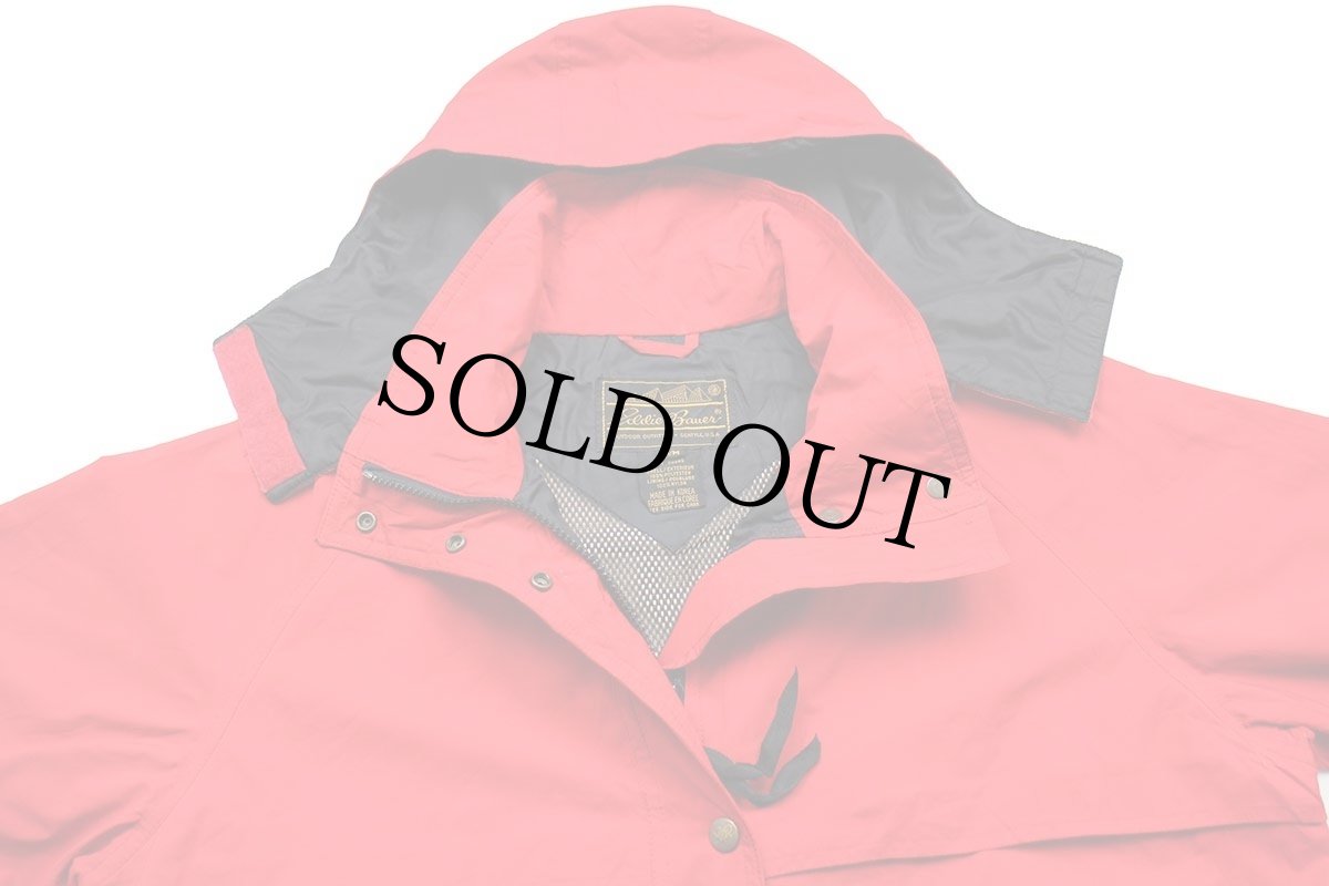 画像3: 80s EddieBauerエディーバウアー GORE-TEXゴアテックス ナイロン マウンテンパーカー 赤 M (3)