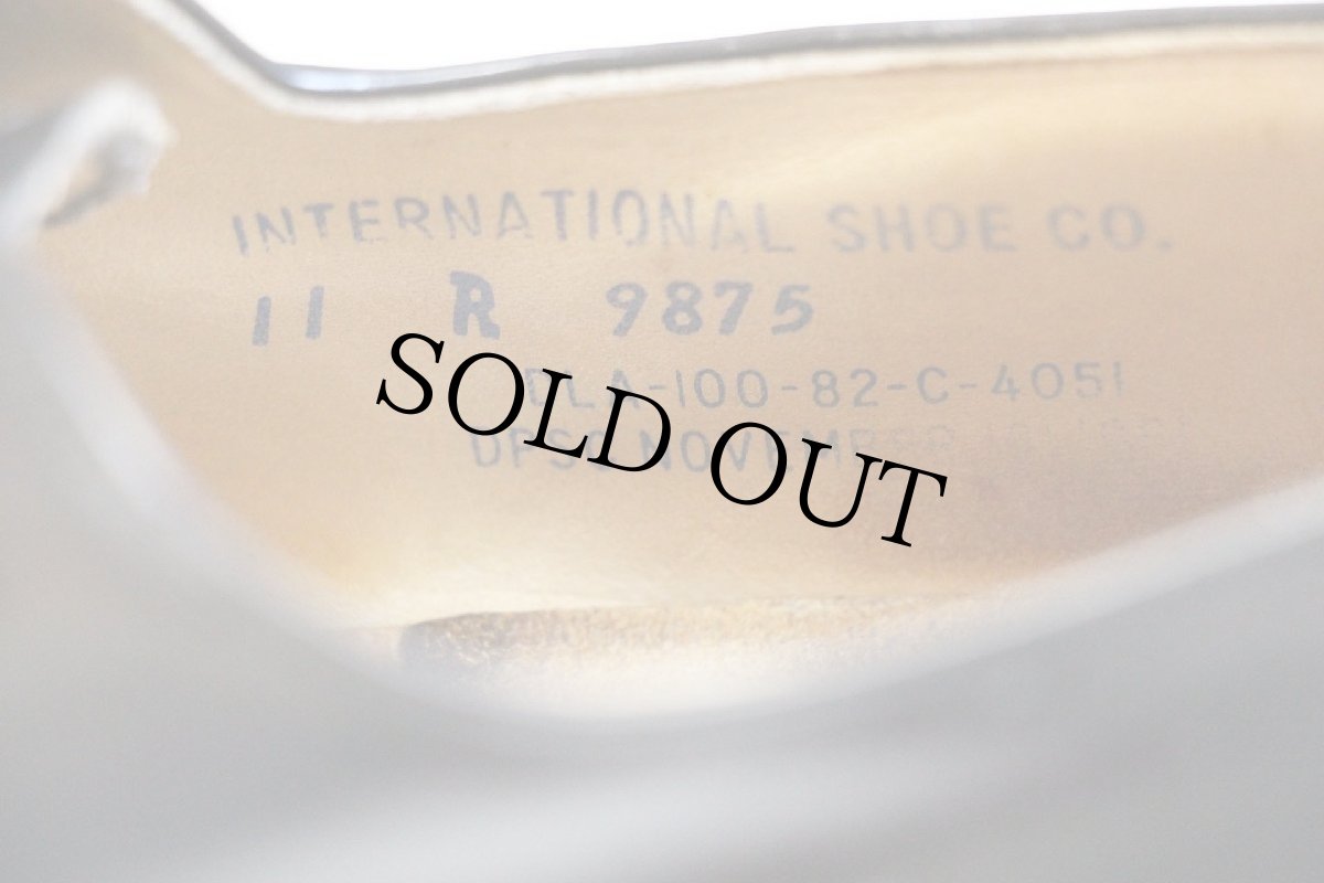 画像5: 80s 米軍 サービスシューズ レザーシューズ 黒 11R★革靴 (5)