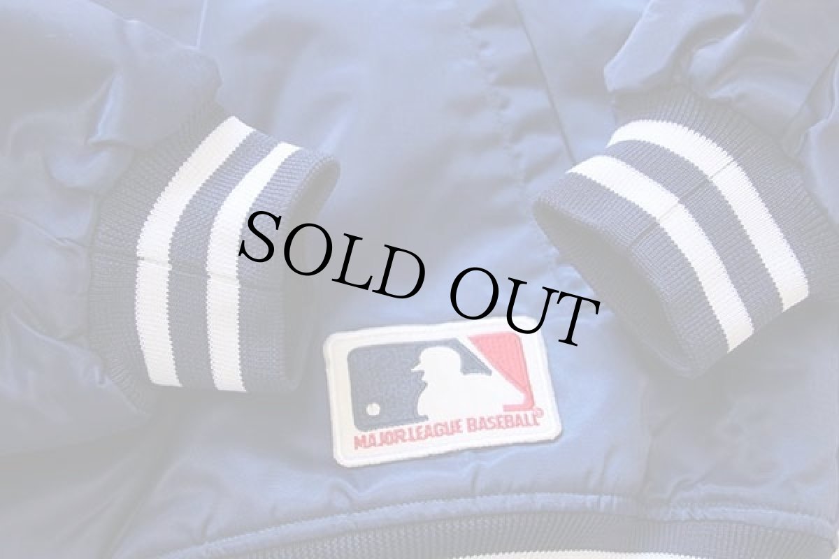 画像6: FELCO 70周年 MLB New York Yankees ニューヨーク ヤンキース キルティングライナー ナイロンスタジャン 紺 (6)